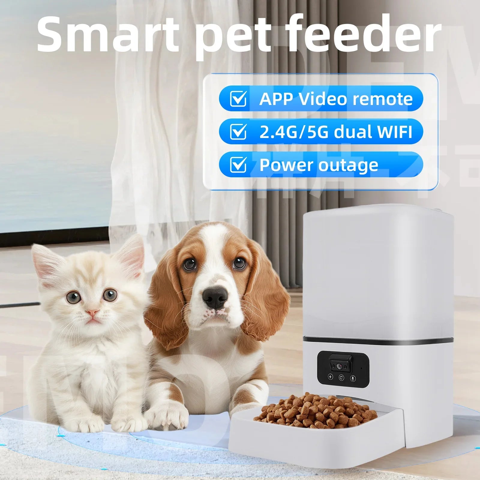 Smart Pet Feeder with HD Camera - view 2