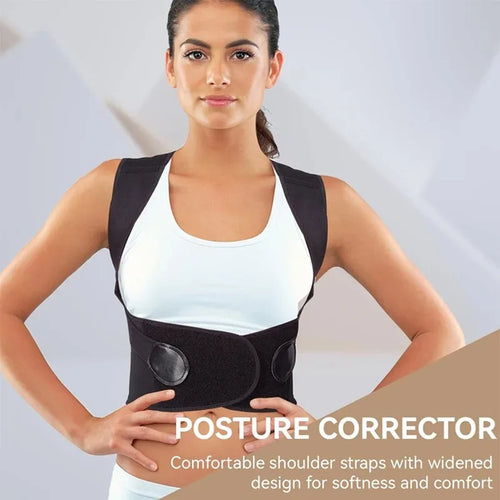 Breathable Posture Corrector — Adjustable Back Support Belt