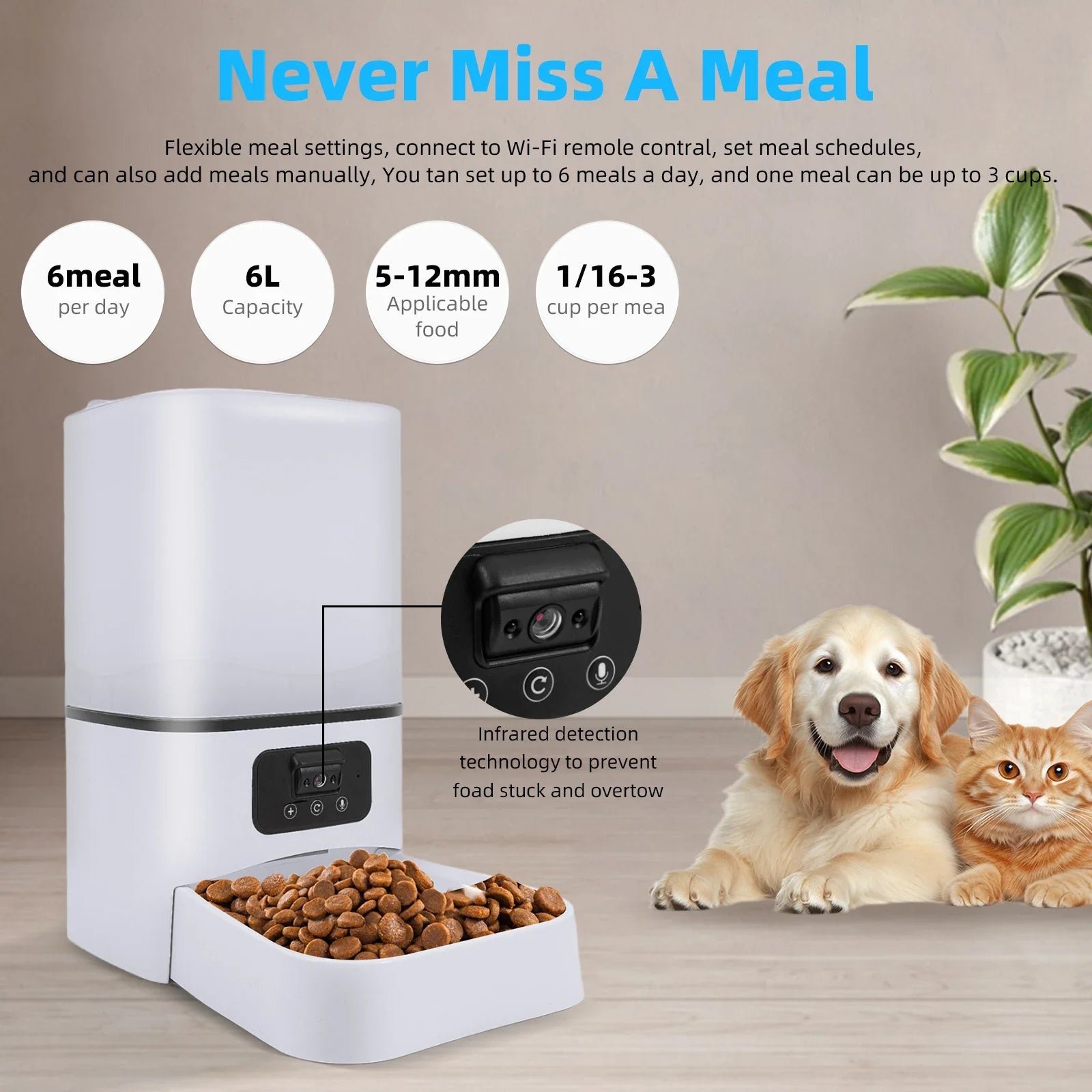 Smart Pet Feeder with HD Camera - view 4