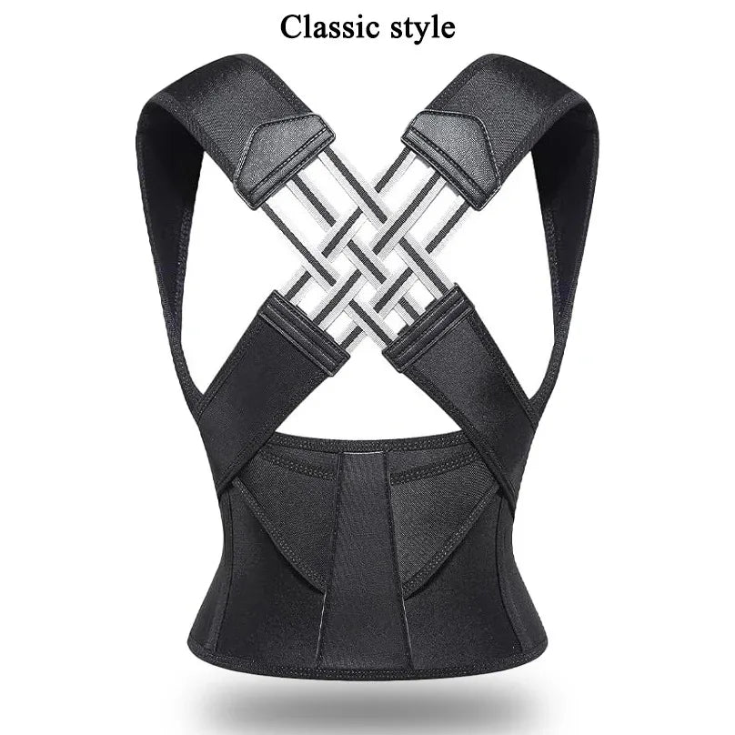 Breathable Posture Corrector — Adjustable Back Support Belt