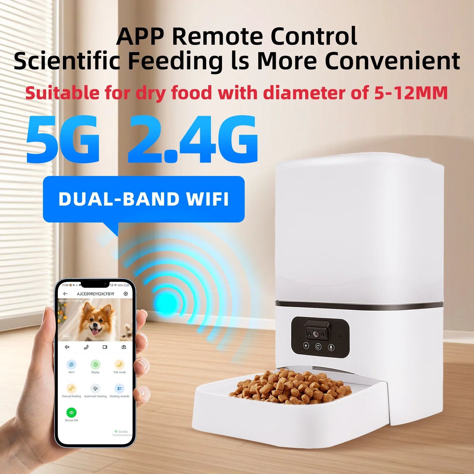 Smart Pet Feeder with HD Camera - view 5