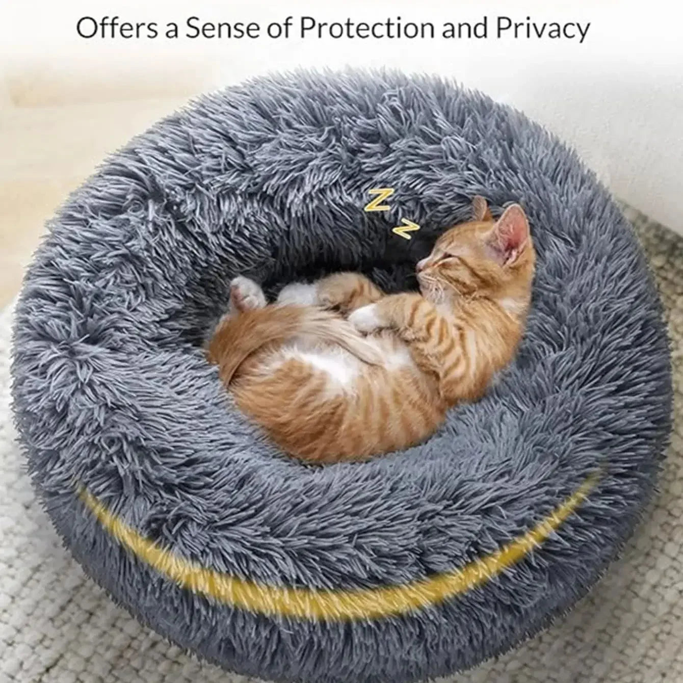 Calming Donut Pet Bed - view 3